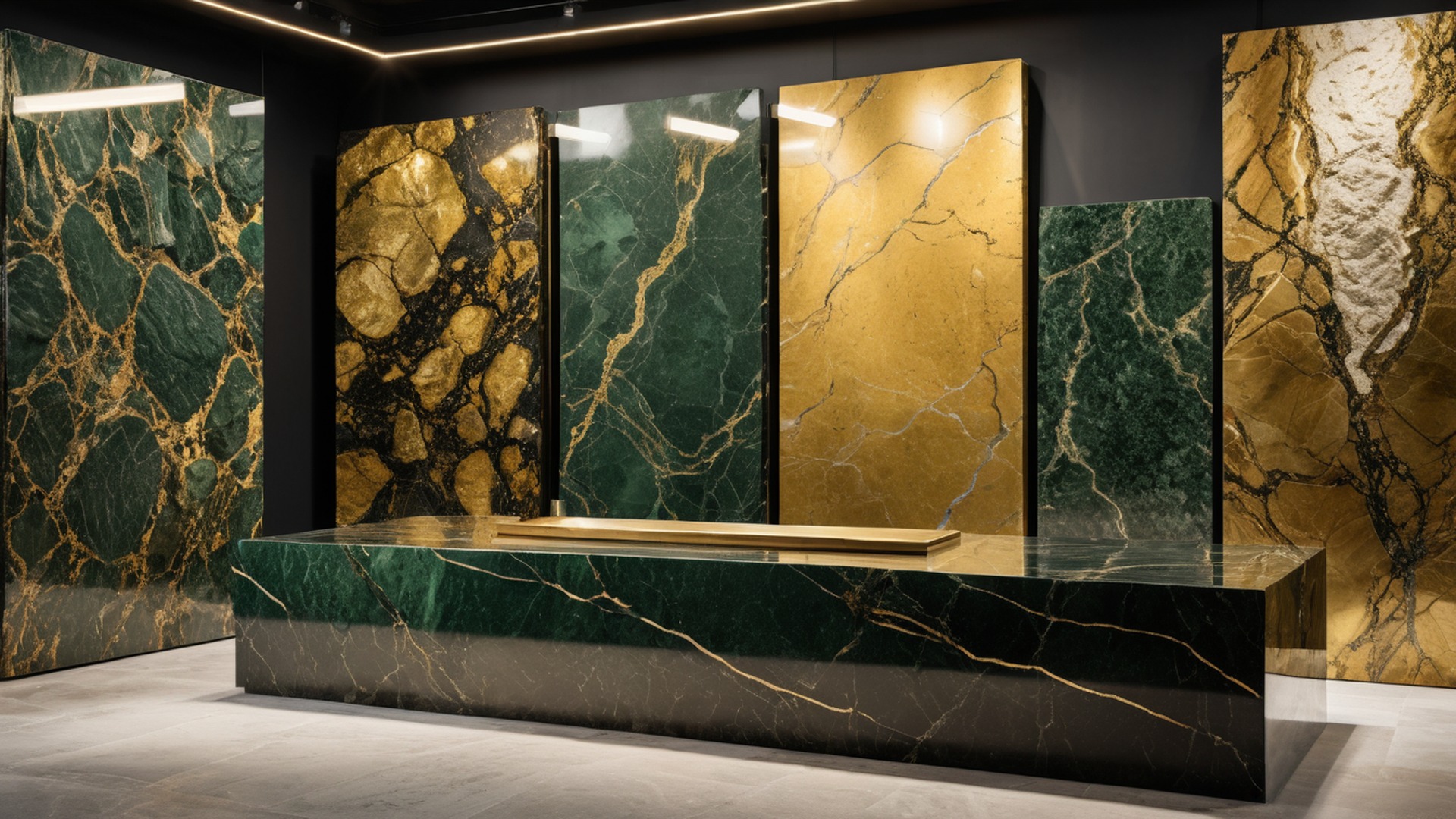 Premium stone interior application visual